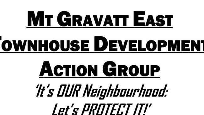 Mt Gravatt East townhouse development flyer.