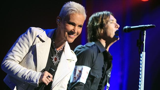 News Bcm 14.2.12 - Roxette in concert at the Brisbane Entertainment Centre - pic Adam Smith