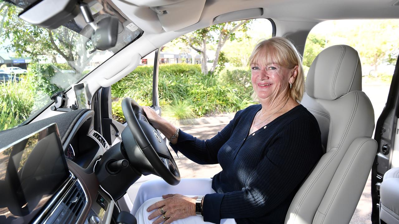 Many female DiDi drivers such as Elizabeth Kenny prefer to work during the day. Photo Patrick Woods / Sunshine Coast Daily.