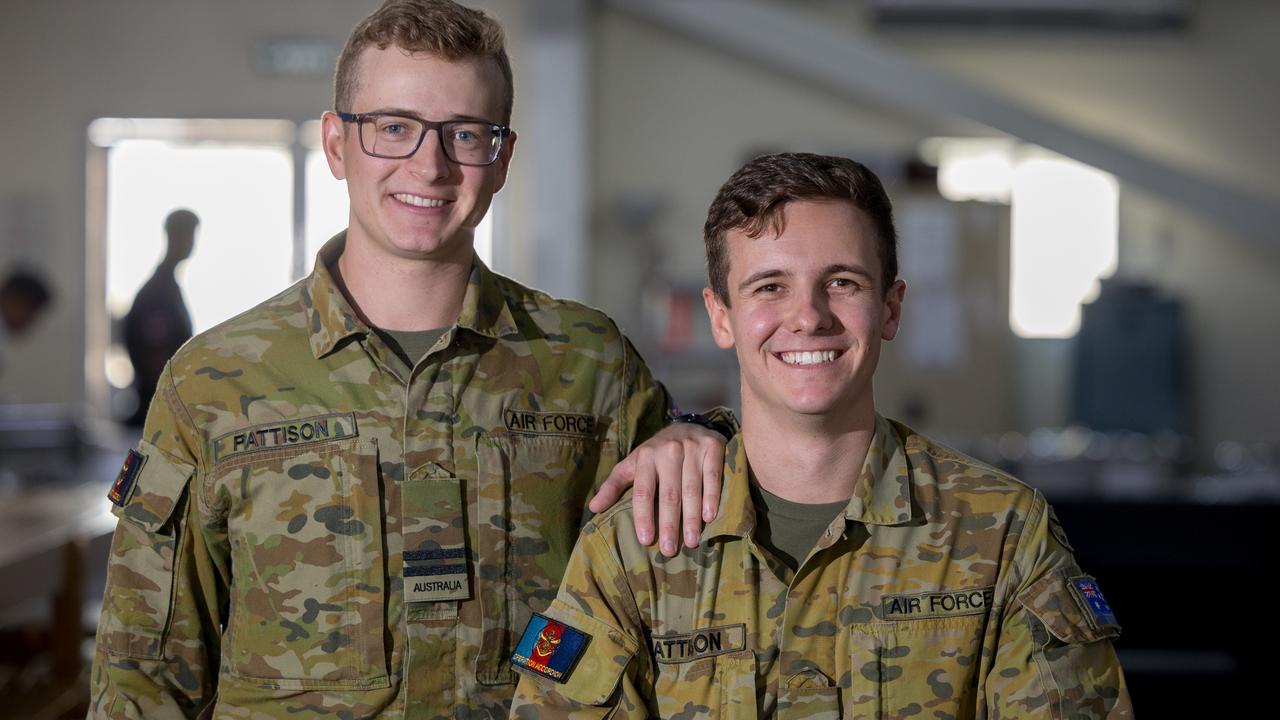 Noosa twins reunited across the globe in Air Force service