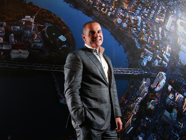 Corporate Travel Management chief executive Jamie Pherous announced the annual profit for his company, which is now one the country biggest travel companies.Photo: Claudia Baxter