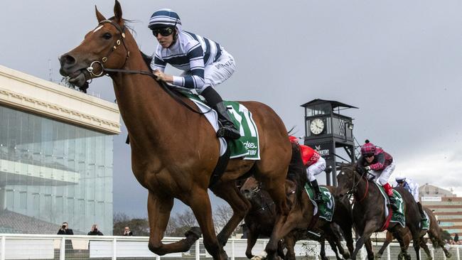 Uncommon James wins the Listed Regal Roller Stakes. Picture: Getty Images.