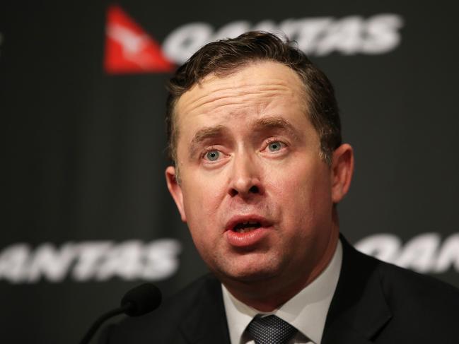 Qantas CEO Alan Joyce was paid $2 million last financial year. Picture: Getty