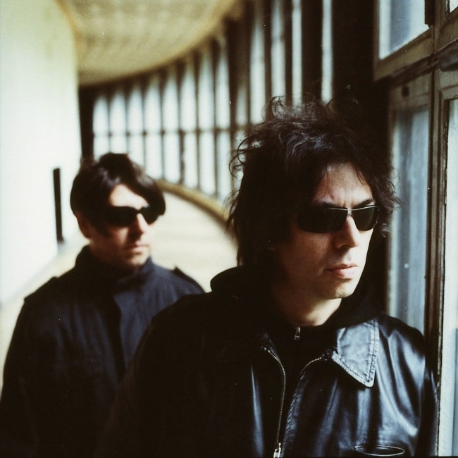 ‘Good music always has a new revelation’ ... guitarist Will Sargeant and singer Ian McCulloch of UK rockers Echo and the Bunnymen.