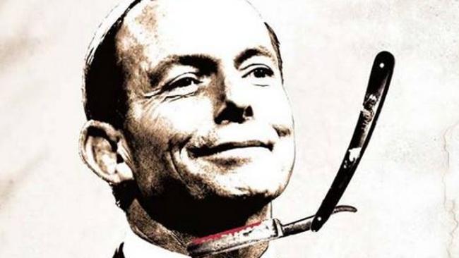 The front page of Socialist Alternative newspaper RedFlag showing Tony Abbott. Source: Facebook.