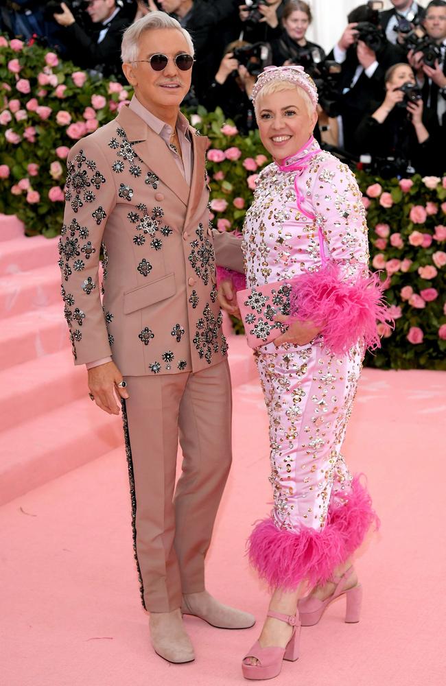 Baz Luhrmann and Catherine Martin at the 2019 Met Gala. Picture: Neilson Barnard/Getty Images/AFP