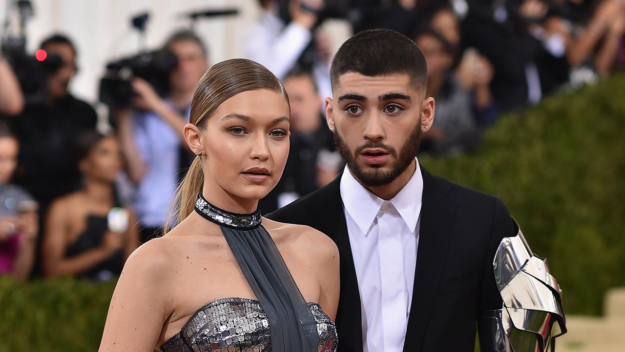 Gigi and Zayn at the 2016 Met Gala. Picture: Dimitrios Kambouris/Getty