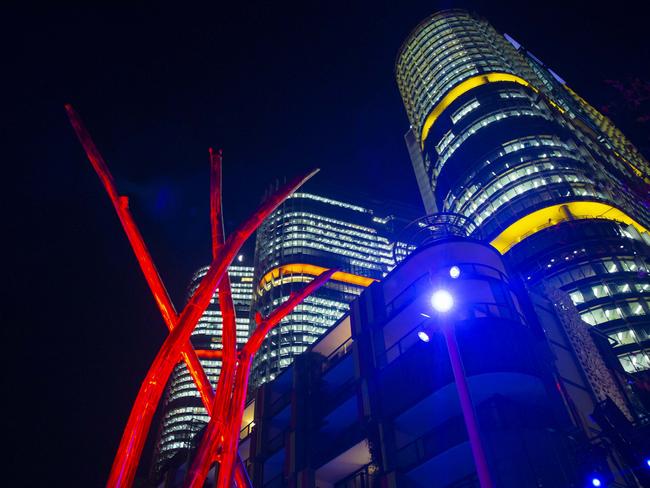 Catch the train to Wynyard to walk to Barangaroo. Picture: Steve Christo