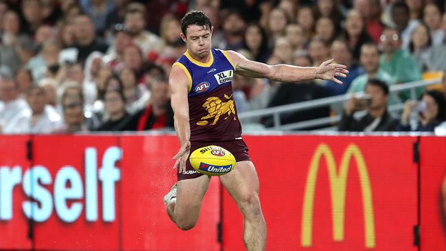 Reigning Brownlow medallist Lachie Neale of the Brisbane Lions. (Photo by Jono Searle/AFL Photos/via Getty Images )