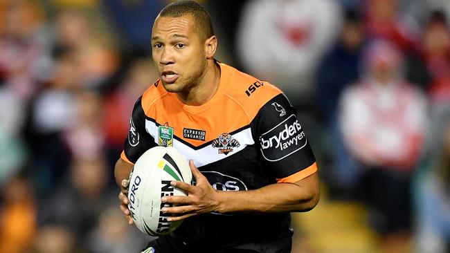 Moses Mbye will captain Wests Tigers in 2019. Picture: AAP