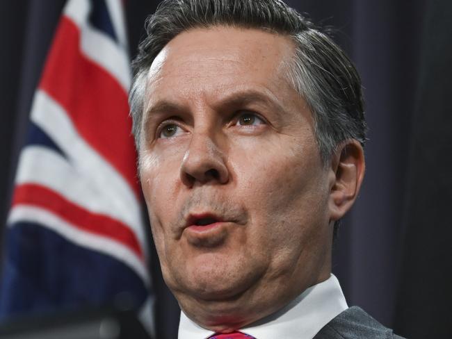 CANBERRA, Australia - NewsWire Photos - June 25, 2024: Minister for Health and Aged Care Mark Butler holds a press conference on Australia's world leading vaping laws at Parliament House in Canberra. Picture: NewsWire / Martin Ollman