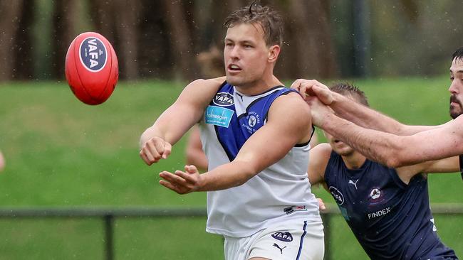 Will Carrington in action for University Blues. Picture: George Sal