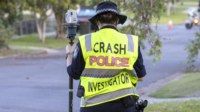 A woman was taken to Gladstone Hospital after a crash on William St. Picture: Richard Walker