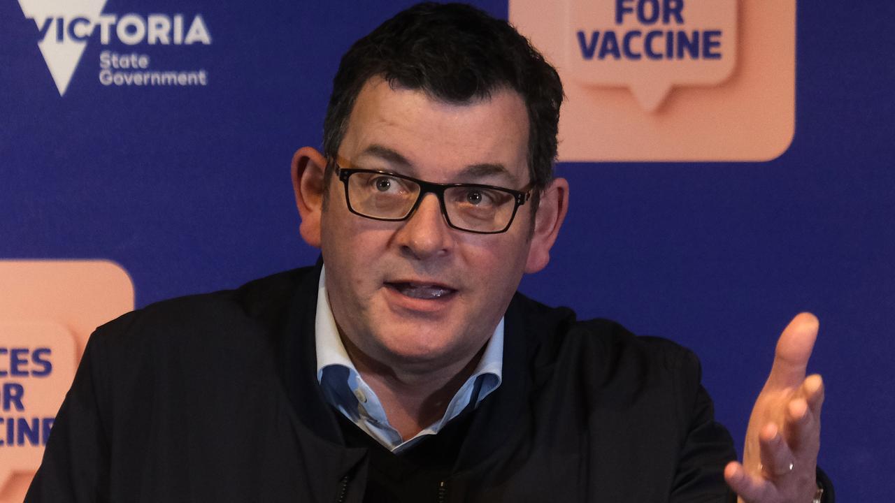 Mr Andrews called the anti-Semitic rhetoric which emerged following the leaked footage ‘unacceptable’ and ‘evil’. Picture: NCA NewsWire / Luis Ascui