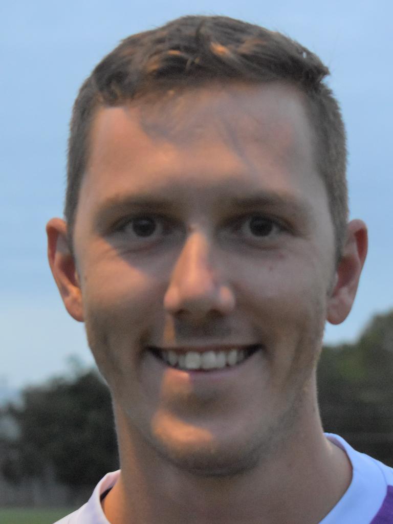 Gympie United Gladiators premier men - Josh Hyam, goalkeeper. Photo: Bec Singh