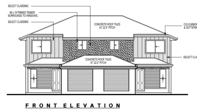 Design for townhouses at 1191 Beenleigh Rd, Runcorn. Picture: Development.i/ Philip Usher Constructions