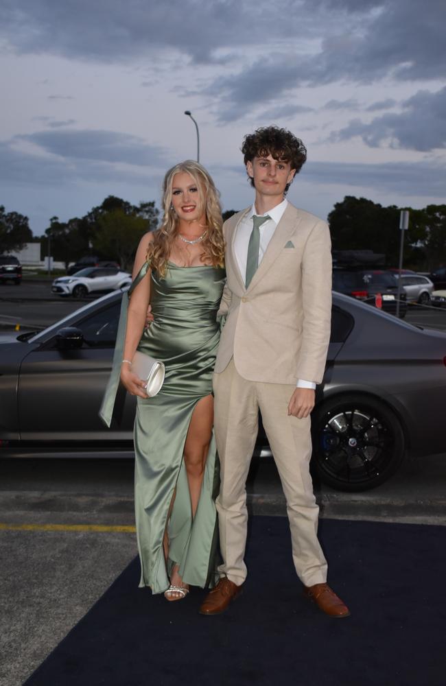 Students at the 2024 Chancellor State College formal.