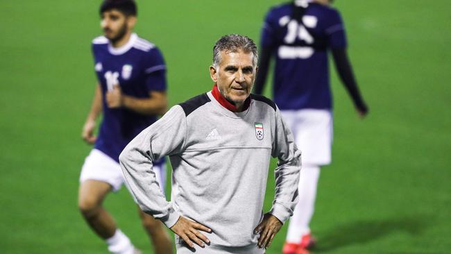 Iran coach Carlos Queiroz. Picture: AFP