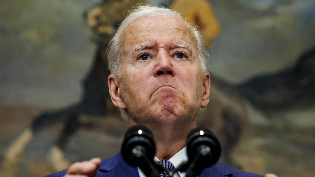 It all puts further pressure on US President Joe Biden. (Photo by Samuel Corum / AFP)