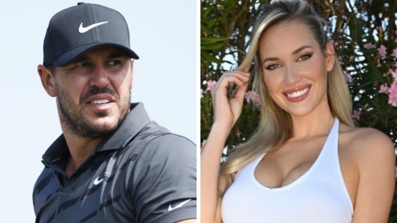 Brooks Koepka and Paige Spiranac. Photo: Instagram, Getty.