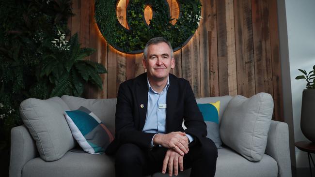 Woolworths CEO Brad Banducci: ‘There have been a lot of COVID-19 pets and we are one of the biggest insurance companies, and what we wanted to do was share our joint knowledge and really do a better job of engaging with pet owners.’ Picture: John Feder