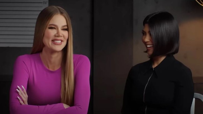 Khloé Kardashian won’t let her daughter sleep at sister Kourtney Kardashian’s Calabasas mansion. Picture: Vogue/YouTube