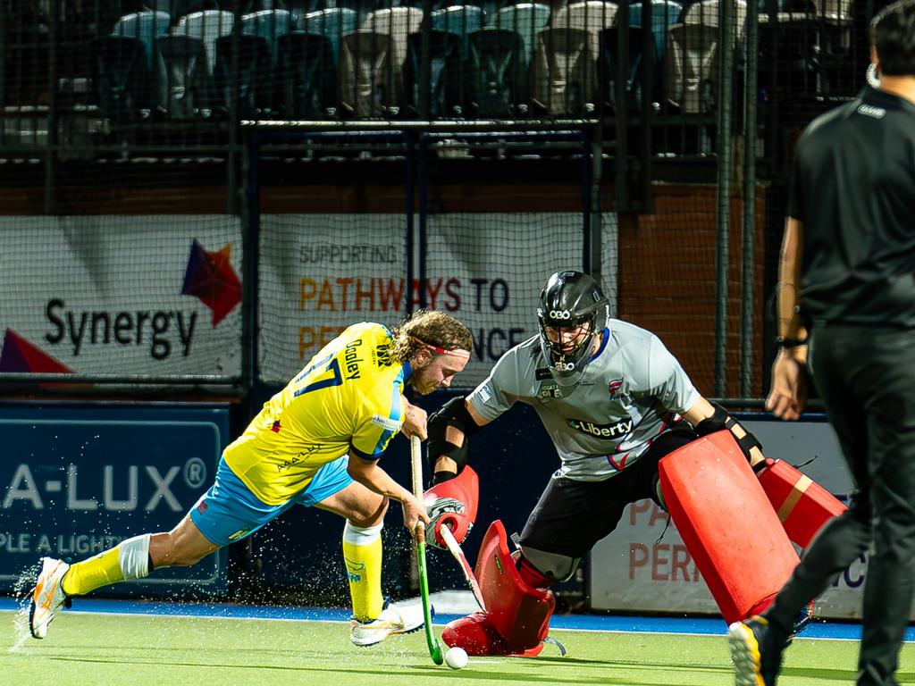 Canberra Chill Hockey One player Dylan Brick. Picture: Andrew Castles.