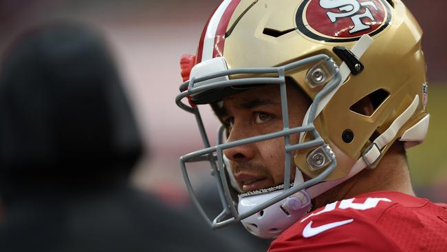 Jarryd Hayne has a new Australian teammate to show around the Bay Area.