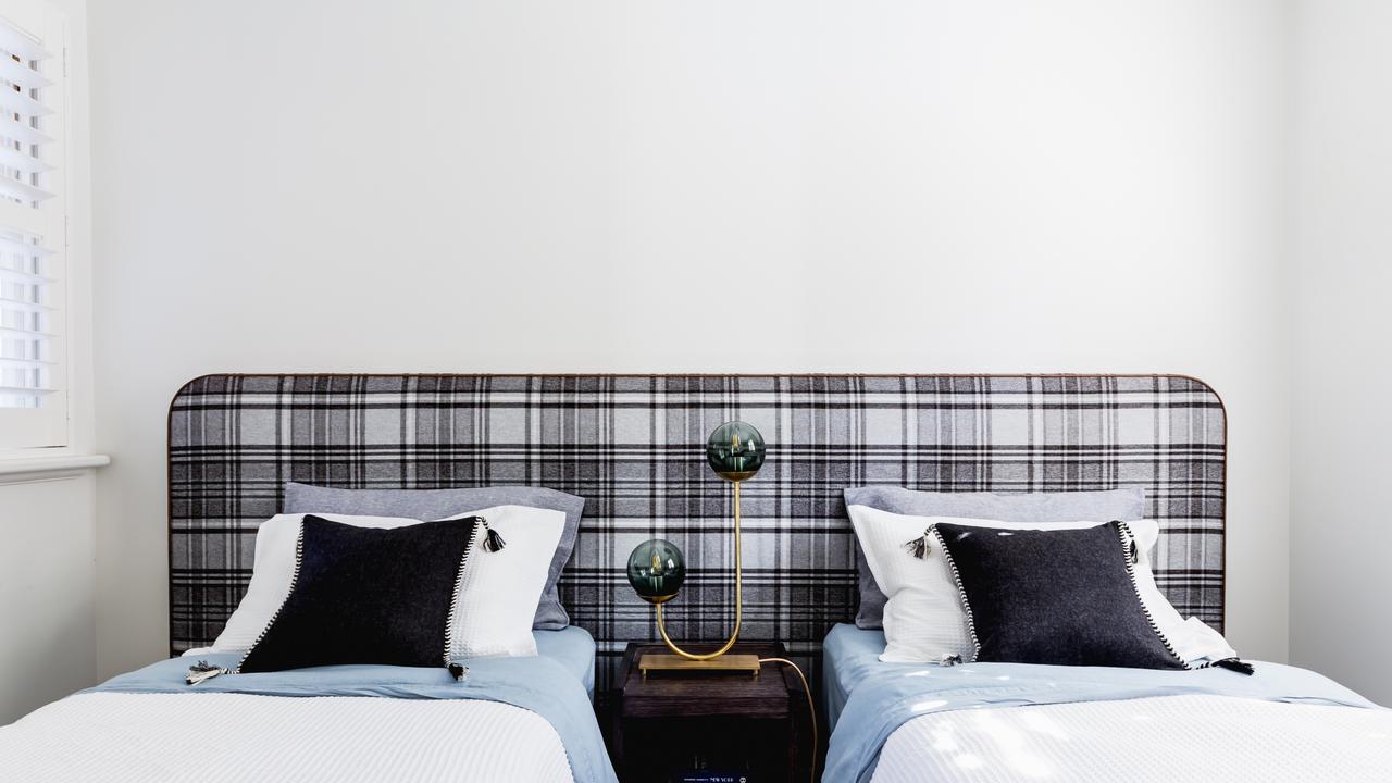 Two single beds in the guest room can be connected to create a double when need be.