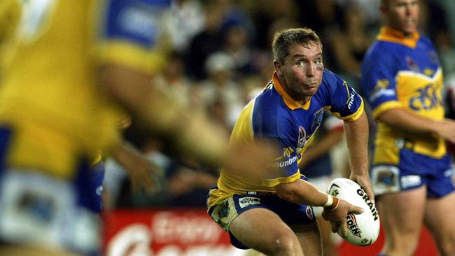Sydney. March 14, 2003. Paul Green - NRL, Roosters v Eels. (AAP Image/Colin Whelan/Action Photographics)