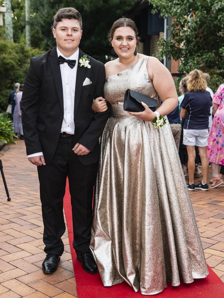 Sophie Emery and Ned Keegan at Fairholme College formal, Wednesday, March 29, 2023. Picture: Kevin Farmer