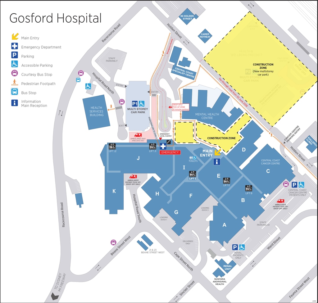 Gosford Hospital: Emergency Department moving from May 31 | Daily Telegraph