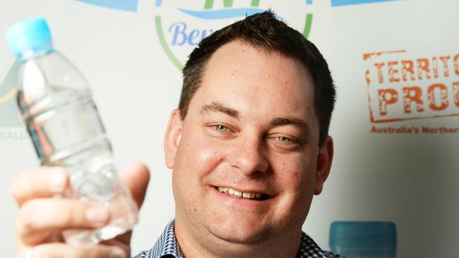 Failed bottling company NT Beverages former chief executive Hugh Jones, in happier times.