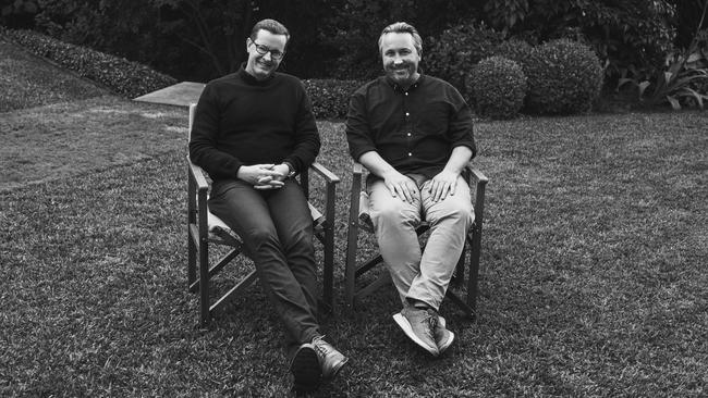 Matthew Reilly and Stuart Beattie. Picture: Netflix