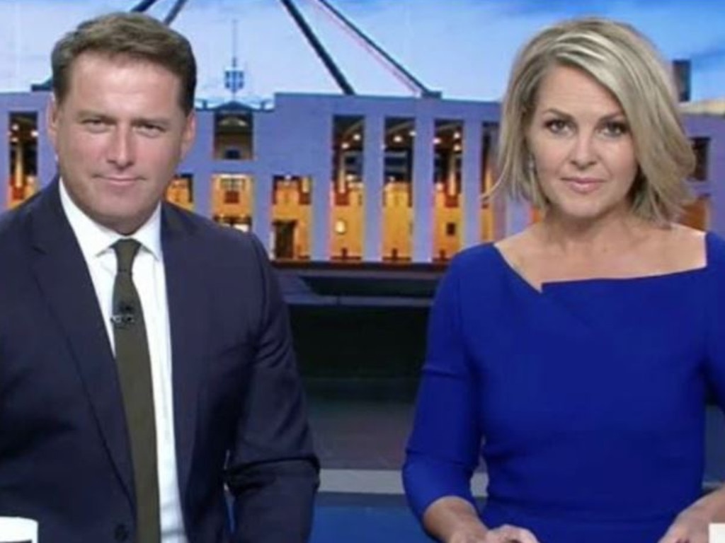 Georgie Gardner alongside Karl Stefanovic on Today.