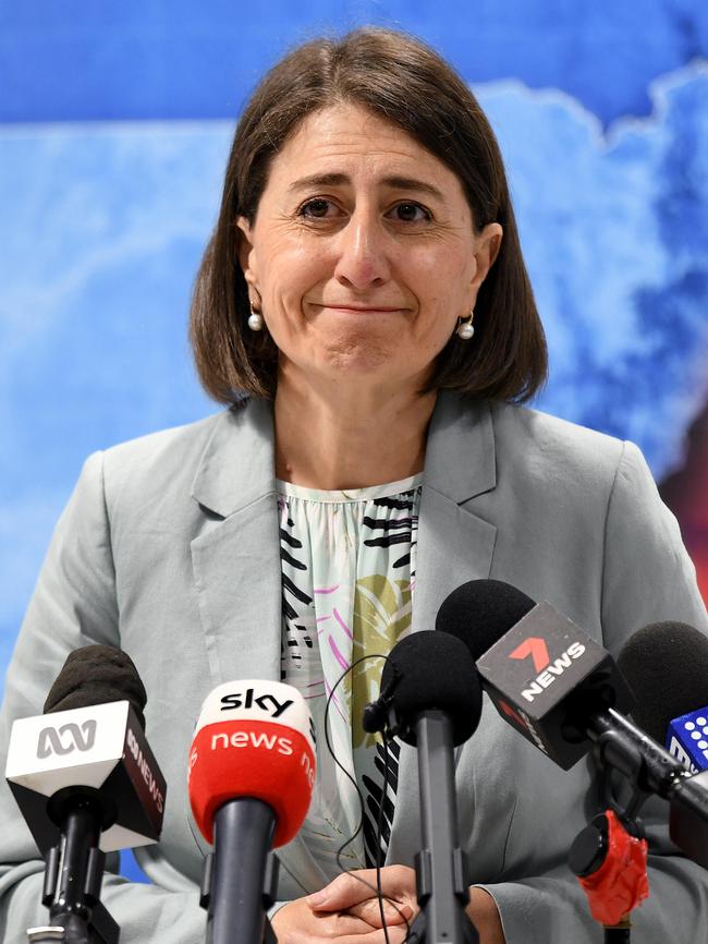 NSW Premier Gladys Berejiklian. Picture: Bianca De Marchi