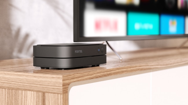 Foxtel recently announced the new streaming-focused iQ5 set-top box. Picture: Supplied