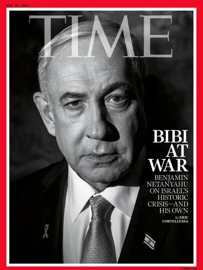 Time magazine cover of Israeli Prime Minister Benjamin Netanyahu this month. Picture: Time magazine