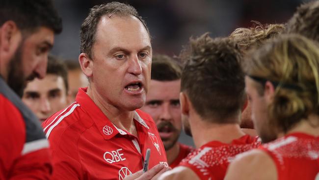 Sydney coach John Longmire says the AFL Grand Final should be rotated between all footy states. Picture: AFL Photos/Getty Images