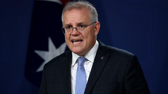 Mr Morrison said he ‘doesn’t see an appetite’ for any change to international borders. Picture: Bianca De Marchi/NCA NewsWire