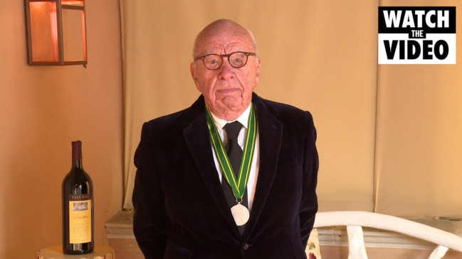 Rupert Murdoch honoured in UK Australia Day Awards 