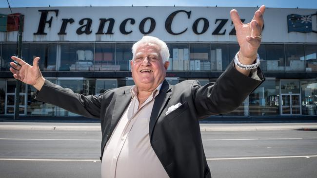 Franco Cozzo’s store in Footscray is for sale again. Picture: Jake Nowakowski