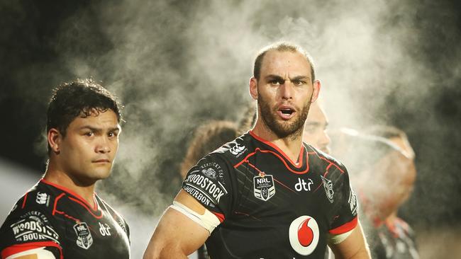 The Warriors were furious after the match. Photo by Hannah Peters/Getty Images.