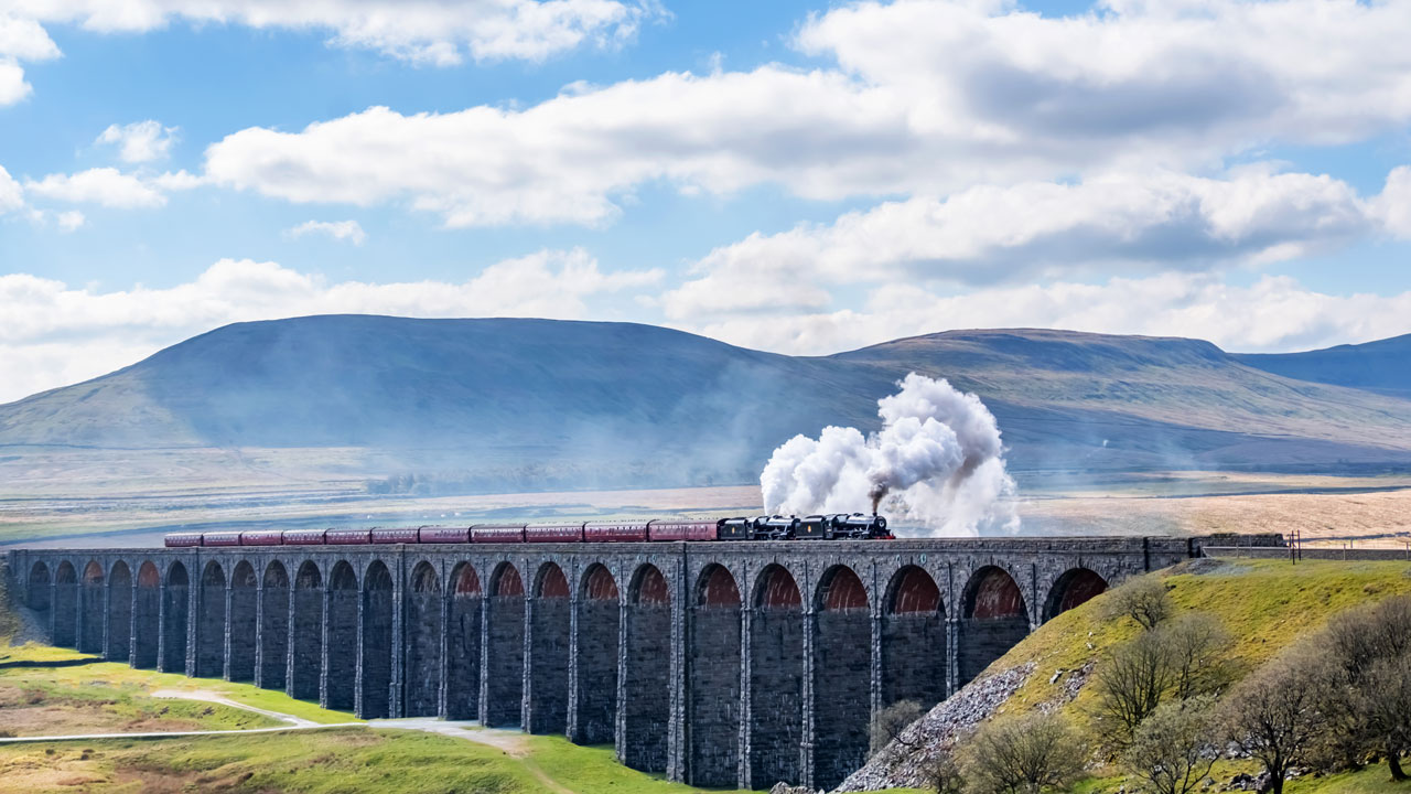 <h2>5. Settle to Carlisle Railway, England</h2><p><span>A heritage experience with heavy Hogwarts Express vibes, this train takes you 101km from<a href="https://settle-carlisle.co.uk/tickets-times-travel/" target="_blank" rel="noopener"> Settle to Carlisle</a>, crossing the Ribblehead Viaduct in the Yorkshire Dales along the way.</span></p><p>Average journey time: 1 hour 40 minutes</p><p>Price: From A $20</p>