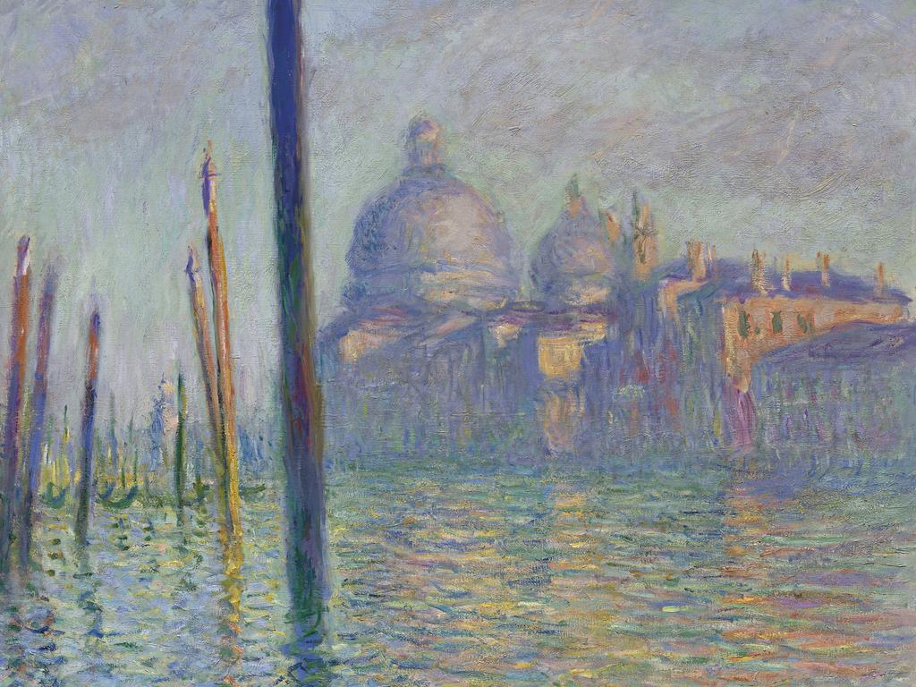 Grand Canal, Venice (1908) by Claude Monet. The NGV exhibition will end with a spectacular Monet room. Picture: Museum of Fine Arts, Boston