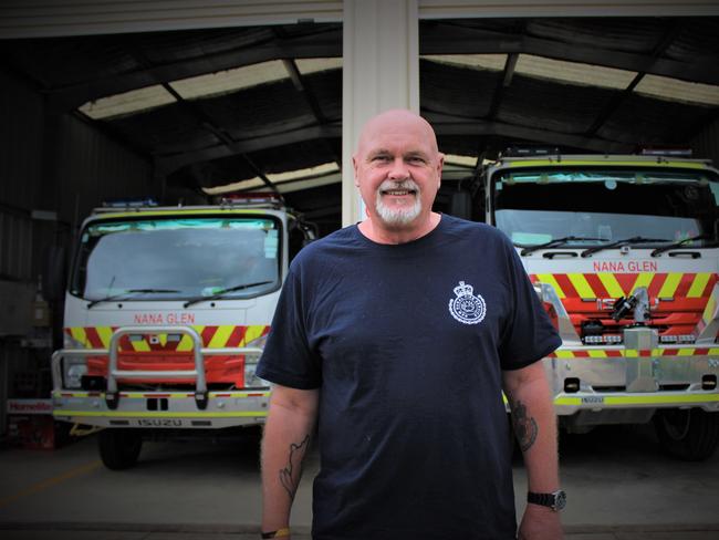 John Lardner, captain of the Nana Glen RFS brigade has been nominated for an Australia Day award after putting his own life at risk to protect his community during the 2019/20 bushfires. Photo: Tim Jarrett