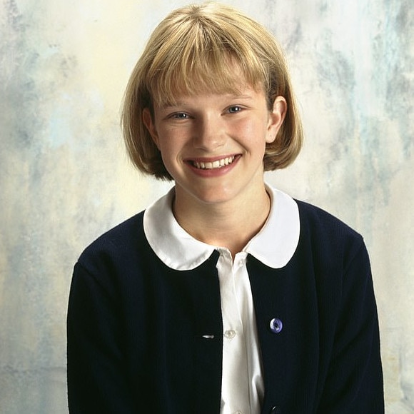 Nicholle Tom as Maggie Sheffield on “The Nanny”. Picture: CBS.