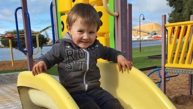 Three-year-old Blake Shaw died after a bookcase fell on him in the family home. Picture: Supplied