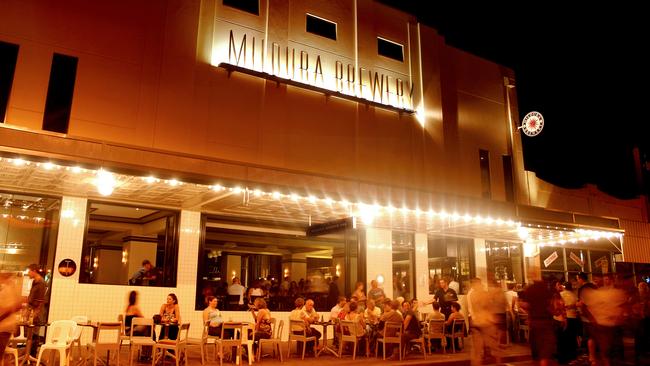 Mildura Brewery is located in the former Astor Theatre building in Langtree Ave.