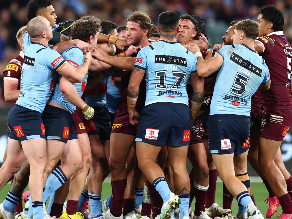 Pat Carrigan has been urged to go after NSW’s pack. Picture: Quinn Rooney/Getty Images